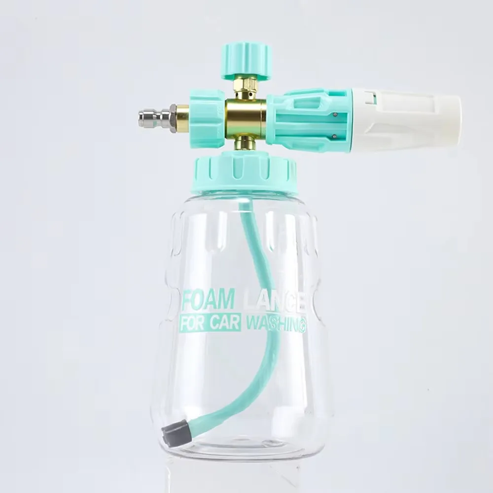 

Эффективная машина для мойки автомобилей с толстой ручкой, генератор пены, прозрачная сфера для снежной пены, пустая бутылка, 1 л, опрыскиватель для пенообразования, грузовик