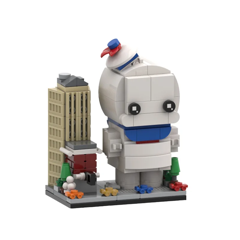 

202Pcs MOC Bricks Horror Movie Series Cotton Candy Ghost BrickHeaded Building Blocks Puzzle Toys For Kids Birthday XMAS Gifts