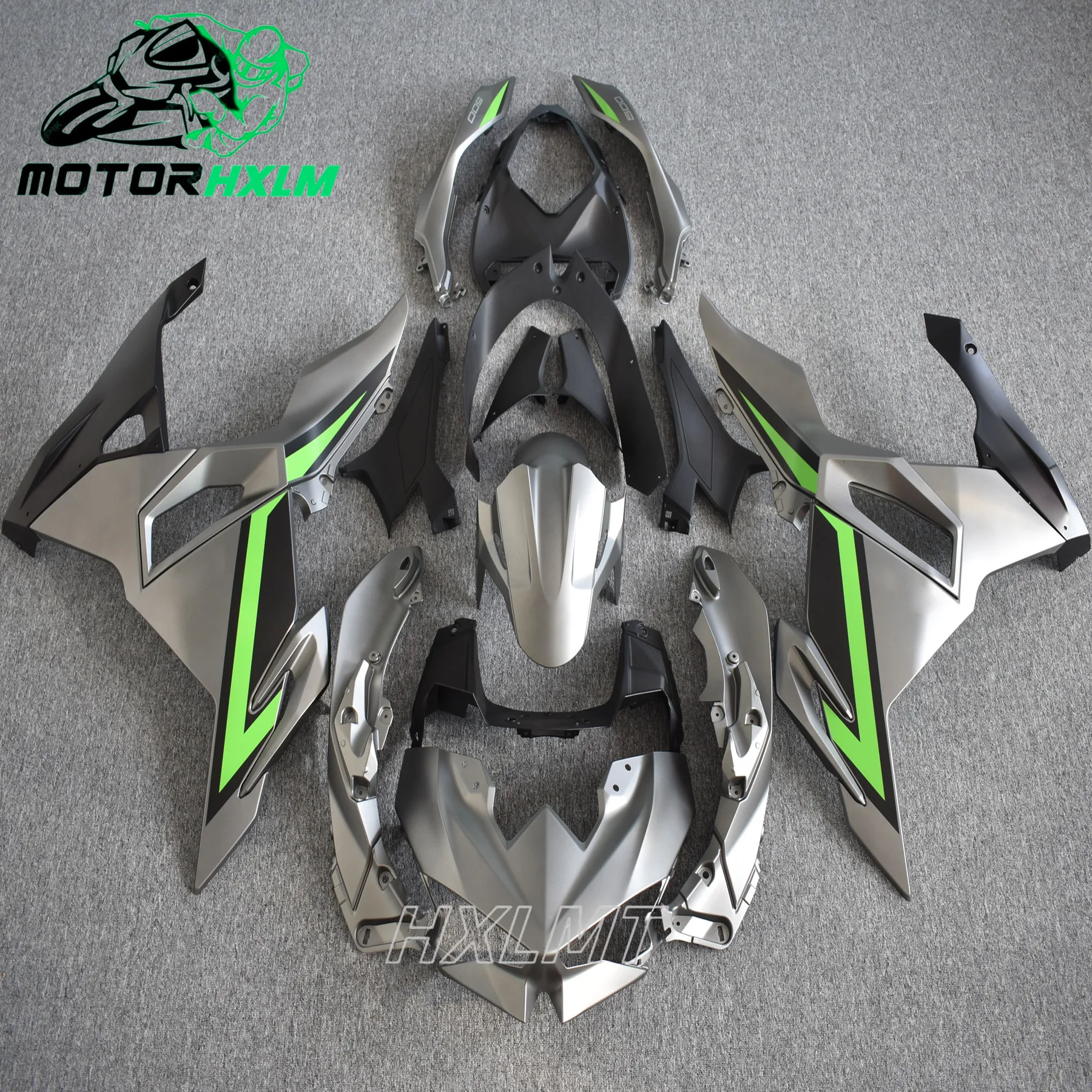 

For ninja500 2024 2025 ninja 500 Motorcycle Full Fairing Kit Bodywork Injection Cowling Bright geometric stripes