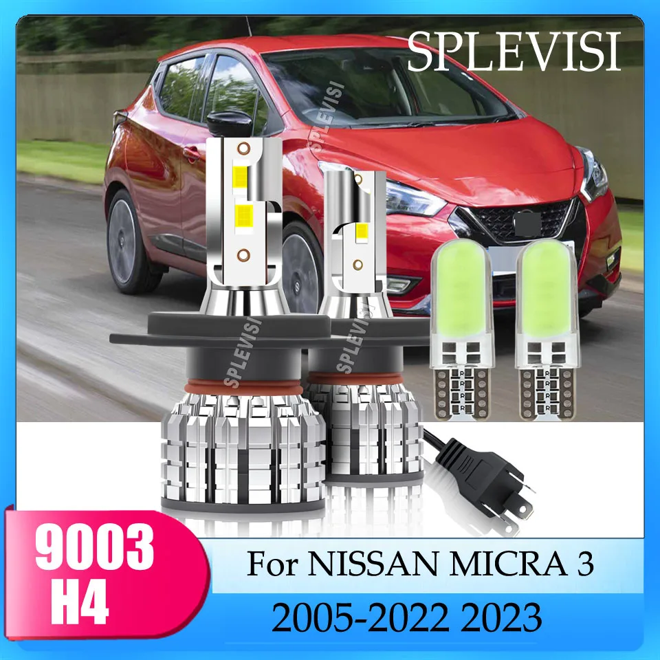 

H4 9003 LED 120W Headlight High/Low Beam IP67 Waterproof For NISSAN MICRA 3 2005 2006 2007 2008 2009 2010 2011 2012 2013-2023