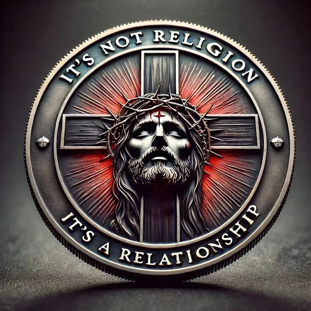 Religious Commemorative Coin Jesus Cross Bible Verse Coins 