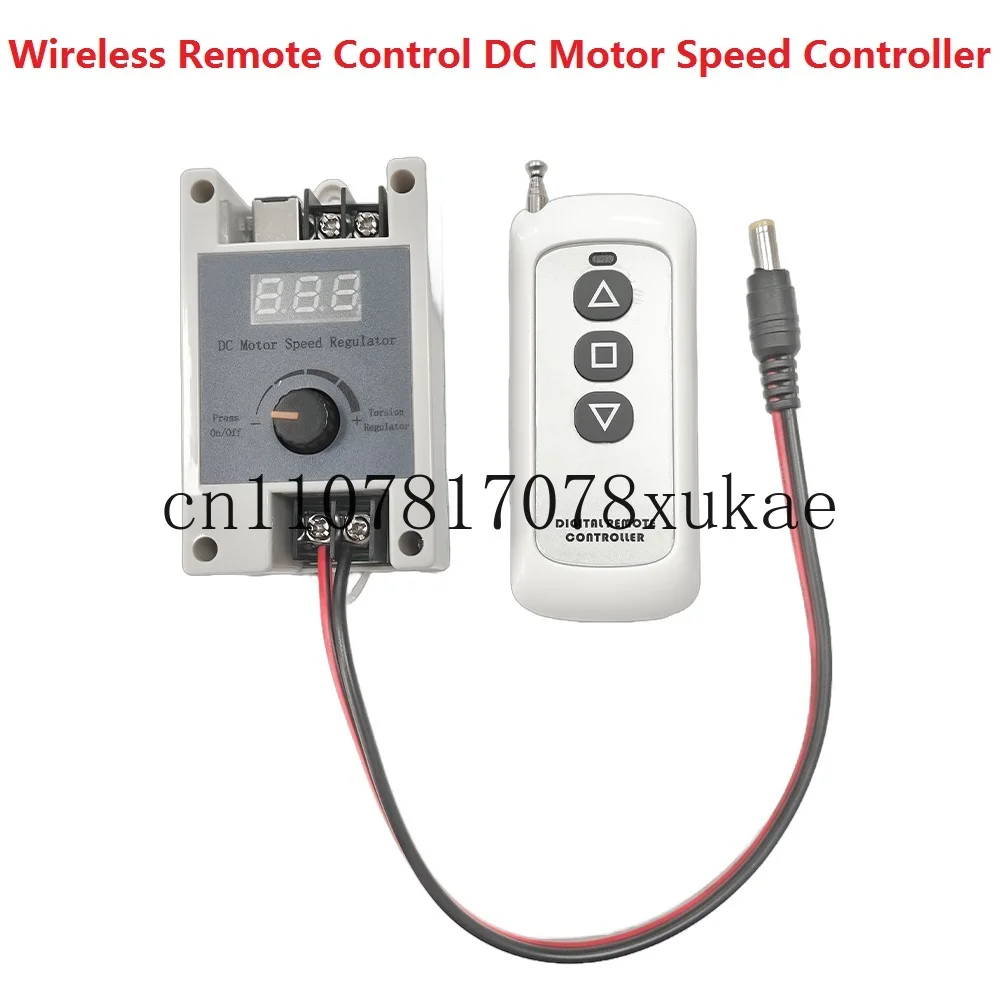 12V 24V LED Light Speed Control Wireless Remote Control DC Motor Speed Controller PWM Induction Speed Switch 5A Control