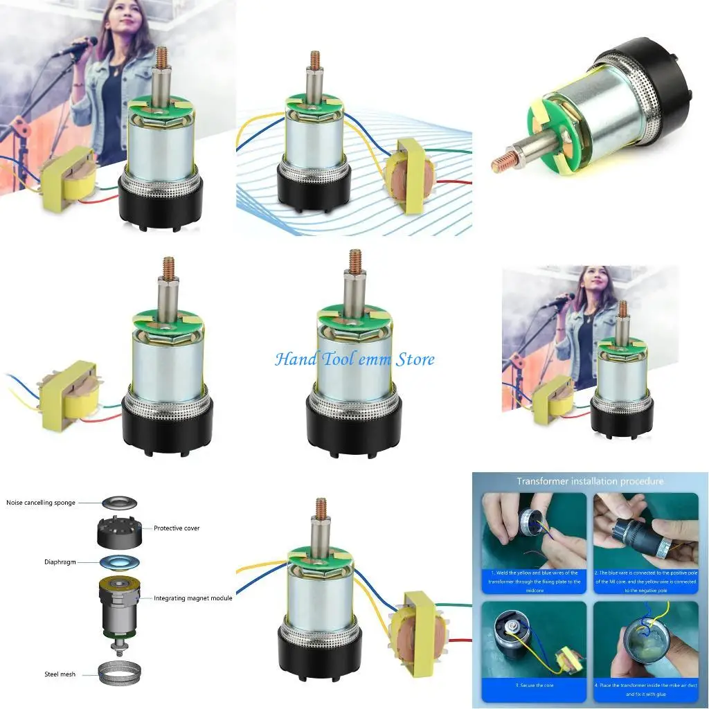 

H37F Надежные динамические беспроводные капсульные микрофонные ядра для студийных и сценических приложений