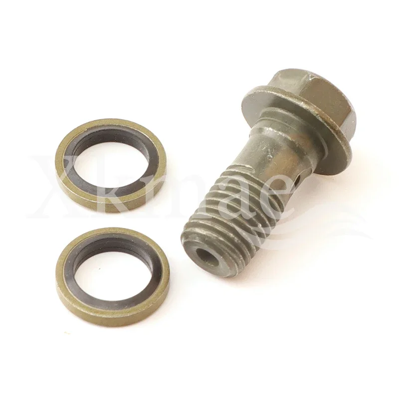 

4 шт. M8/M10x1,25 банджо болт универсальный гидравлический главный тормозной цилиндр винт масляного шланга для трубки мотоцикла