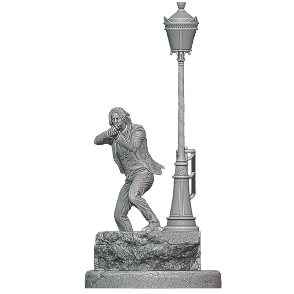 Kit de modèle en résine Chase Kill Man, poupée d'impression 3d, Kits de statues de figurines en résine non assemblées, jouet non peint, ensemble de jeu Gk, 1/24