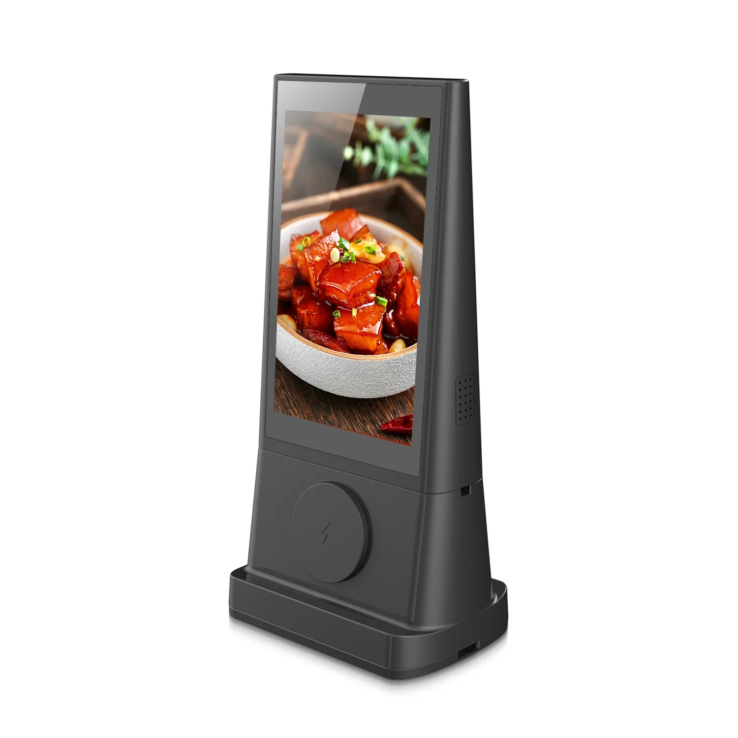 New FYD-06 Double 8 Inch LCD Touch Screen bar digital tabletop order Kiosk battery powered screen advertising menu display