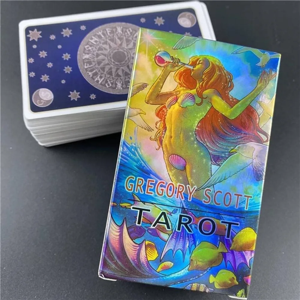 Tarjeta de juego de mesa de adivinación de oráculo, baraja clásica completamente inglesa de Tarot de Gregory Scott