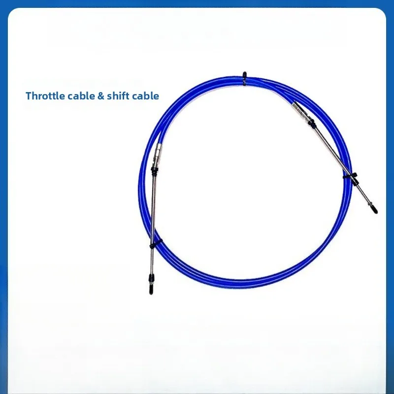 Flexible Marine Throttle Shift Cable, Boat Control Cable for Outboard Engine, Durable Push-Pull Cable for Yacht and Speedboat