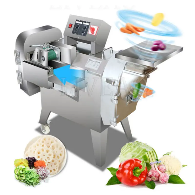 2023 Fruit Vegetable Cube Cutting Machine Green Pepper Dicing Machine Commercial Vegetable Shreds Slicer