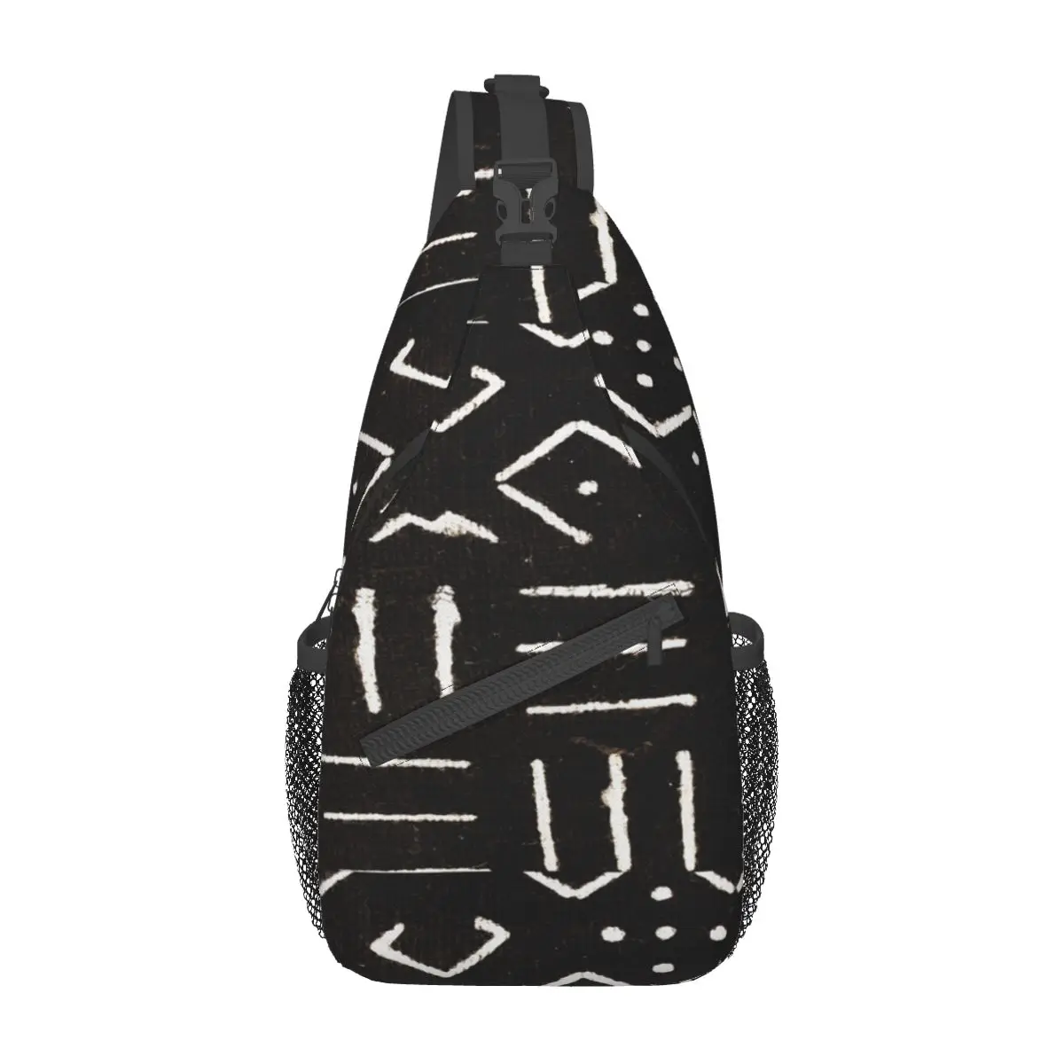 Lama Africana Contemporânea Sling Pequeno Sacos Peito Crossbody Ombro Sling Mochila Viagem Caminhadas Mochilas Moda Satchel