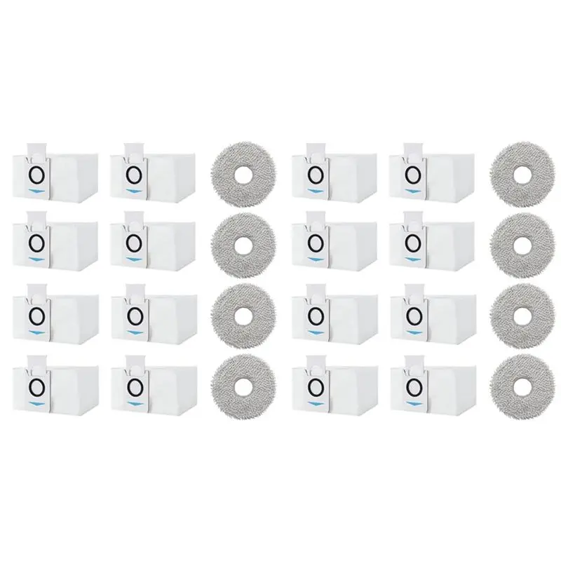 ABJI-2Set Mop Dust Bag For Ecovacs Deebot X2 / X2 Omni / X2 Pro / DEX86 Spare Parts Accessories