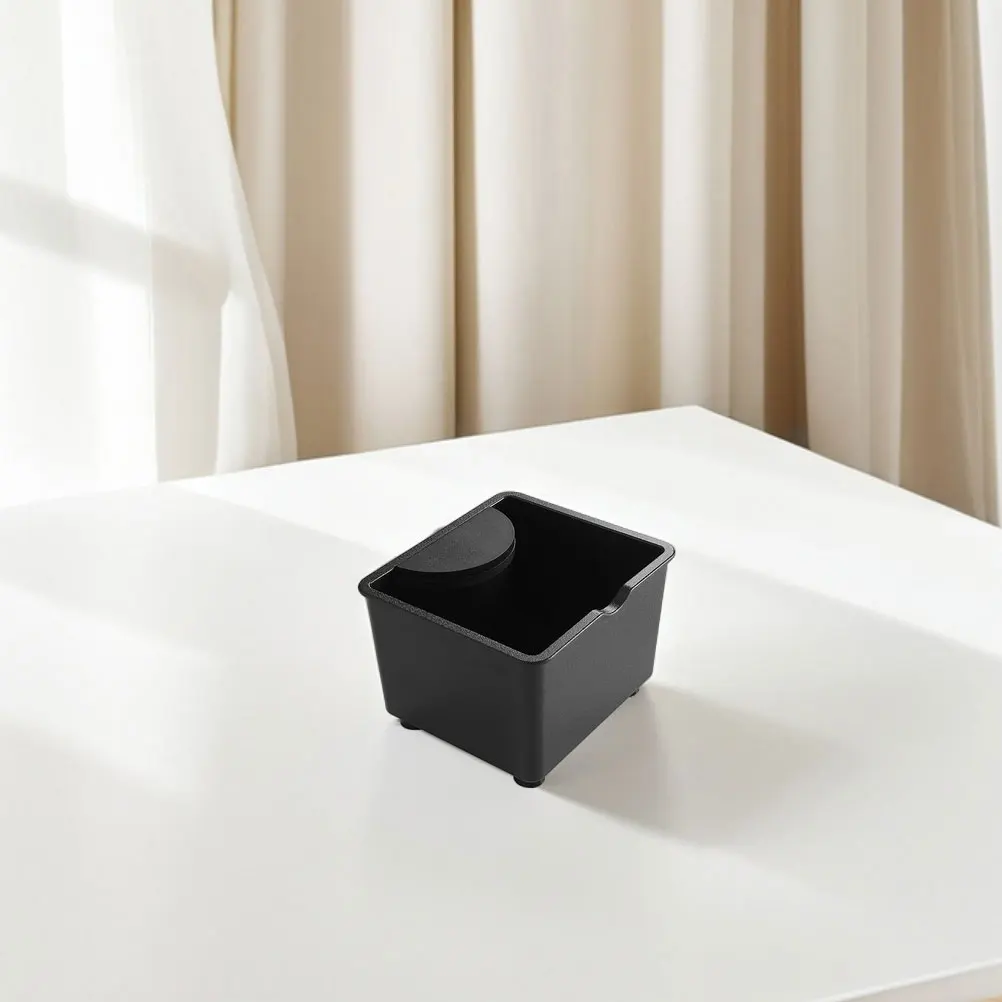 Coffee Machine Grounds Box Mini Compact Design For Home Office Cafe Easy Cleanup Waste Powder Container