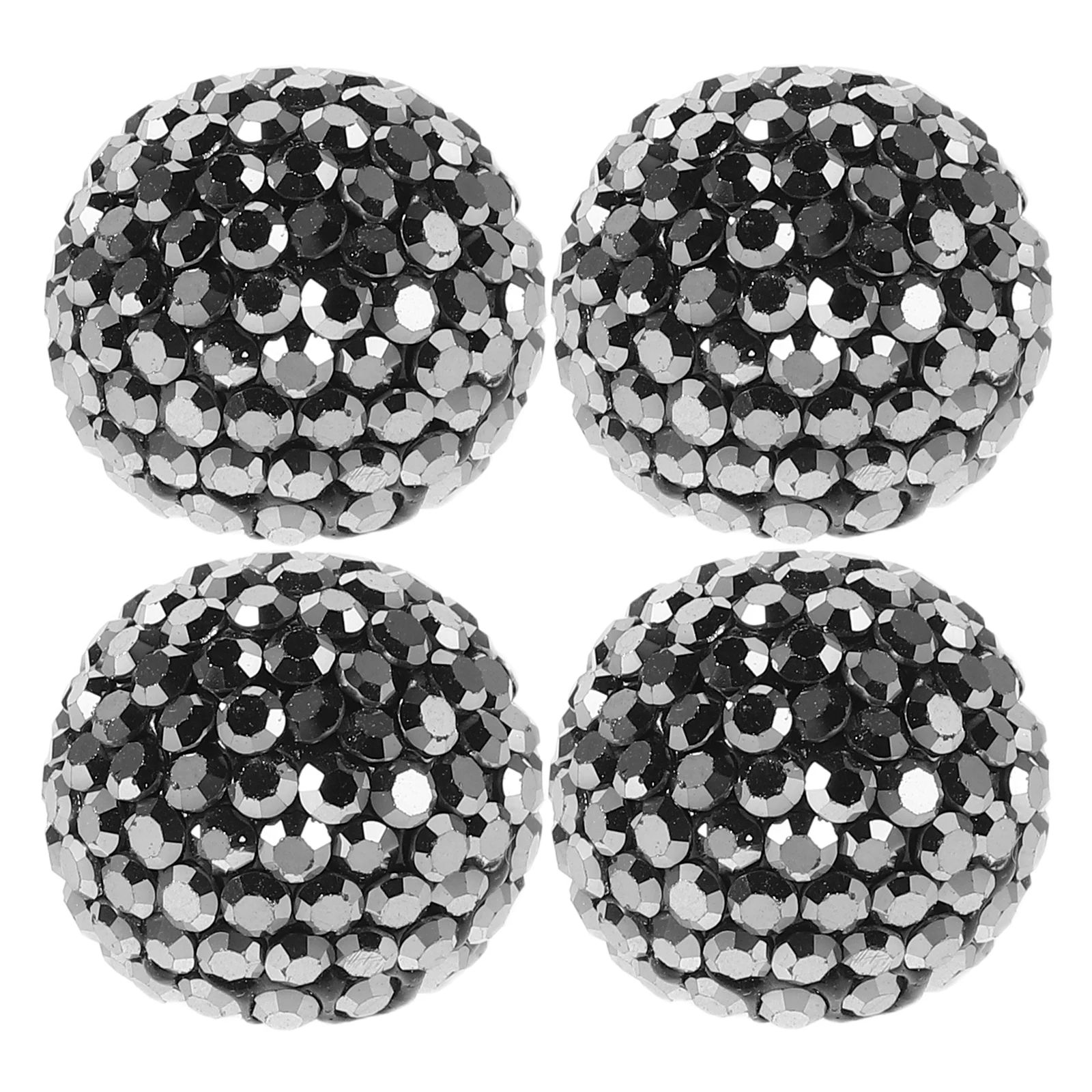 

4pcs Bling Rhinestone Sparkling Universal Car Accessories Water Resistant Sturdy Plastic For Cars Suvs Motorcycles Bikes Trucks