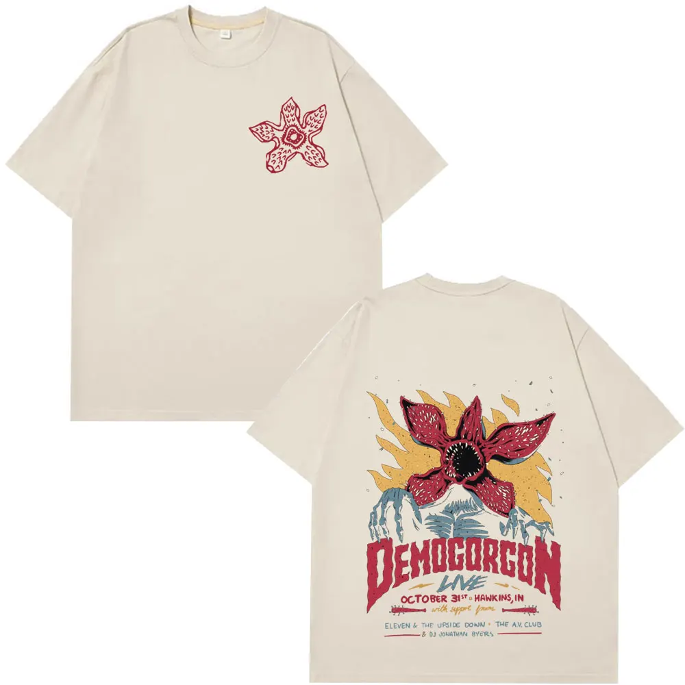 

Футболка Eddie Munson The Demogorgon, футболки с принтом Cannibal Flower Monster, летняя повседневная хлопковая футболка унисекс с эстетикой
