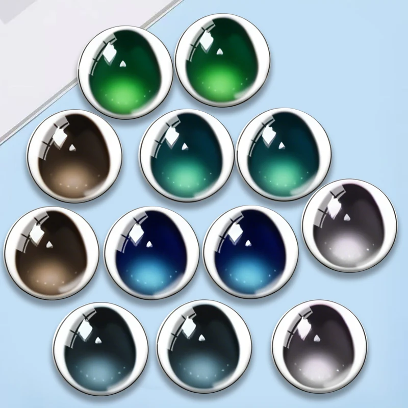 

6 пар стеклянных глаз 8-20 мм для шитья кукол своими руками, аксессуары для рукоделия, блестящая любовь, кошачий глаз, дракон, глаз динозавра, круглый кабошон
