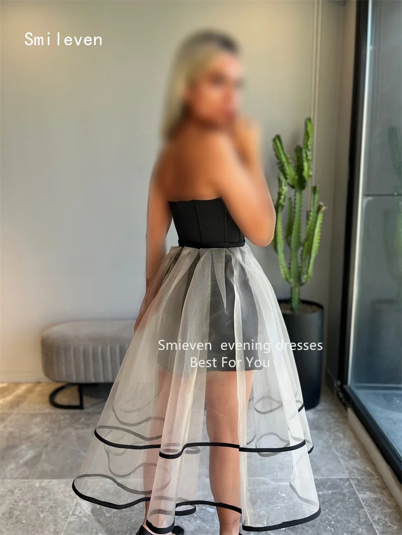 Smileven elegante uma linha vestido de baile simples sem alças vestidos de festa formal ocasião vestido personalizado 2026