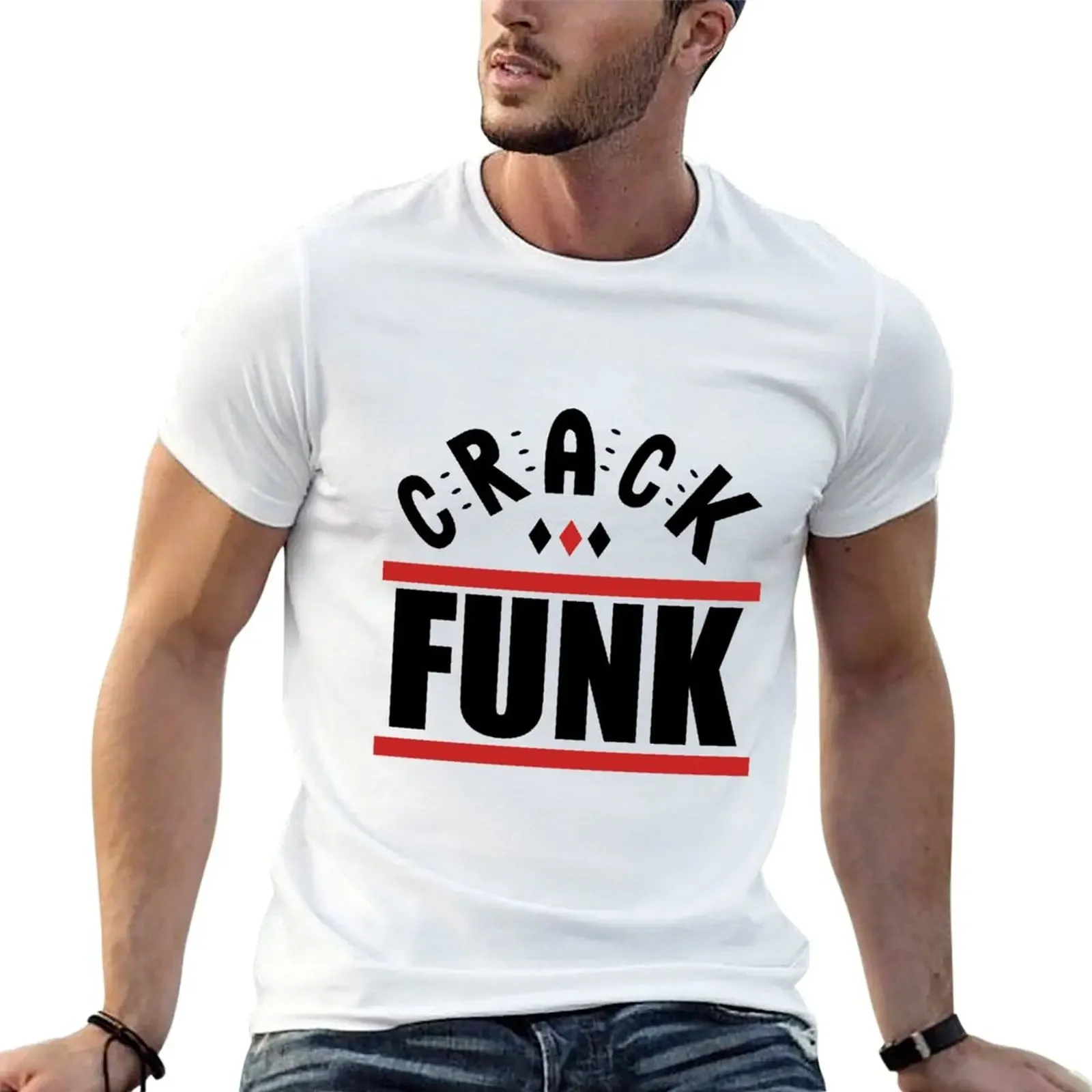 crack funk T-Shirt rapper graphic tees man clothes aesthetic clothes black t-shirts for men