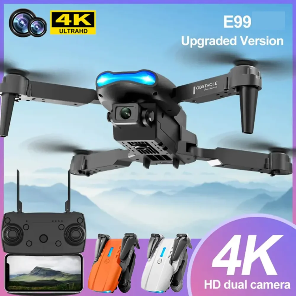 

Складной дрон K3 Pro E99 с широкоугольной камерой 4K HD, WIFI, режим удержания высоты, RC Quadcopter для аэрофотосъемки