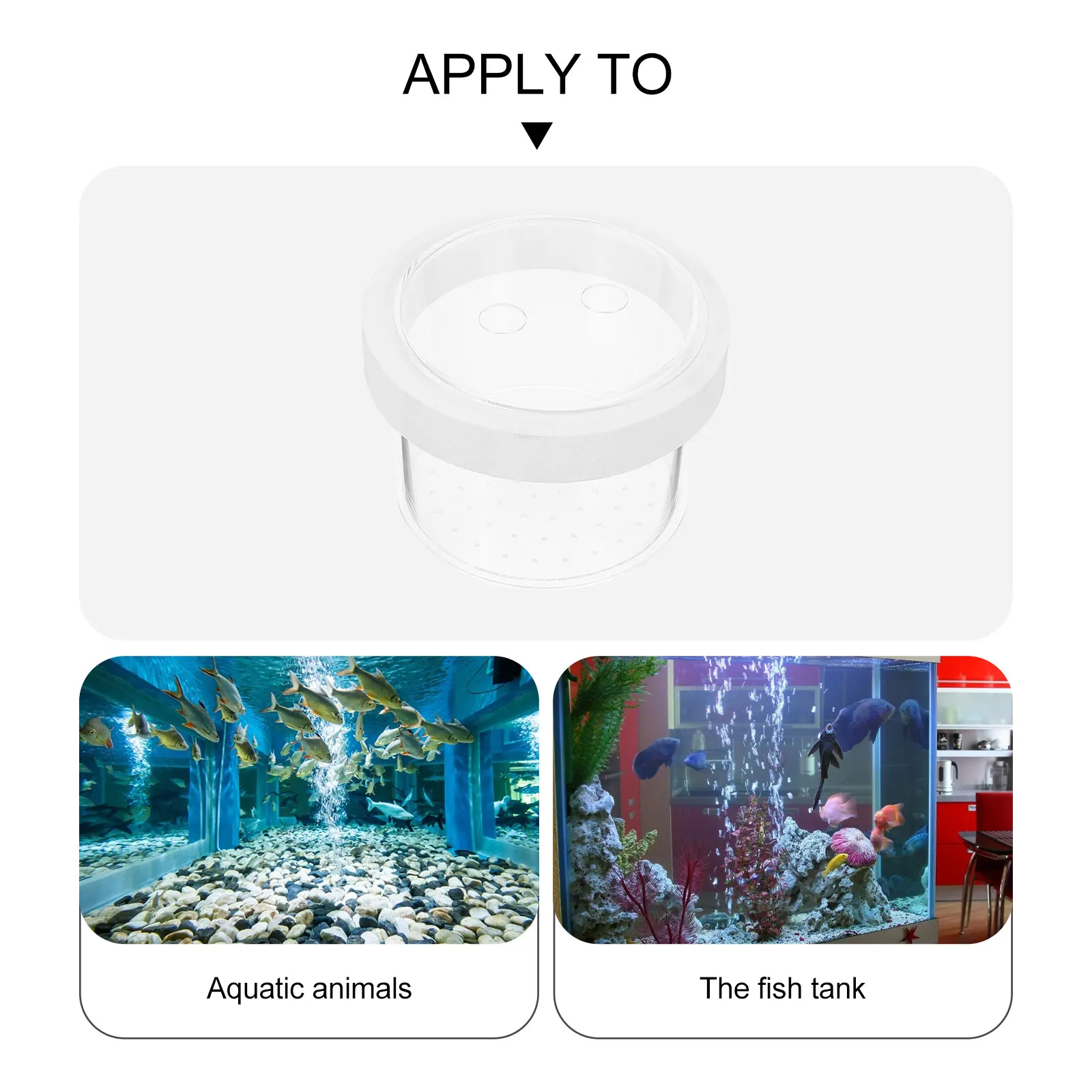 

Suspended Isolation Box Aquarium Floating Separators Betta Tank Separator Acrylic Fish Container Hatching Box for Small Fish