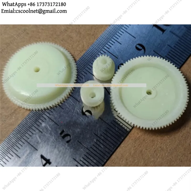 JS01 2pcs Tape Cartridge Gear Magnetic Head For Grundig C231 CN500 CN830 CN930 C3150 C6200 Recorder Mechanism Spare Parts