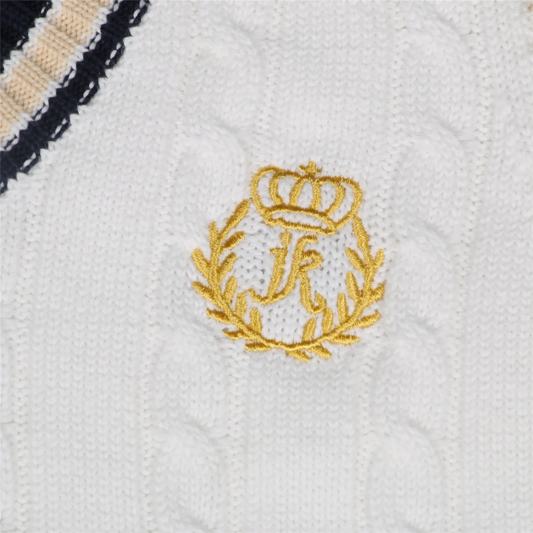 Nuova uniforme universitaria gilet lavorato a maglia ricamo stile britannico campus studenti donna uomo maglione gilet ragazze Jk abbigliamento quotidiano 5xl