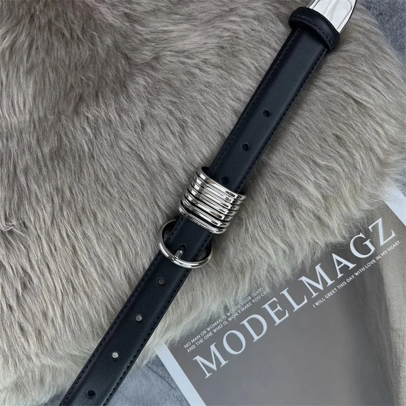 ผู้หญิง Designer ของแท้หนังรัดตัวหญิง Cummerbund Coat เข็มขัดชุด Decration เข็มขัดแคบ J102