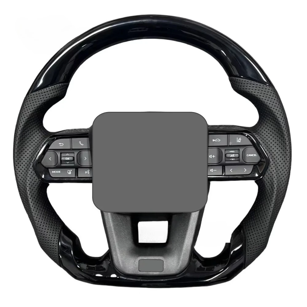 

Автомобильный руль из углеродного волокна для Toyota Land Cruiser 300 2021, гидроуглеродное волокно, гоночное колесо