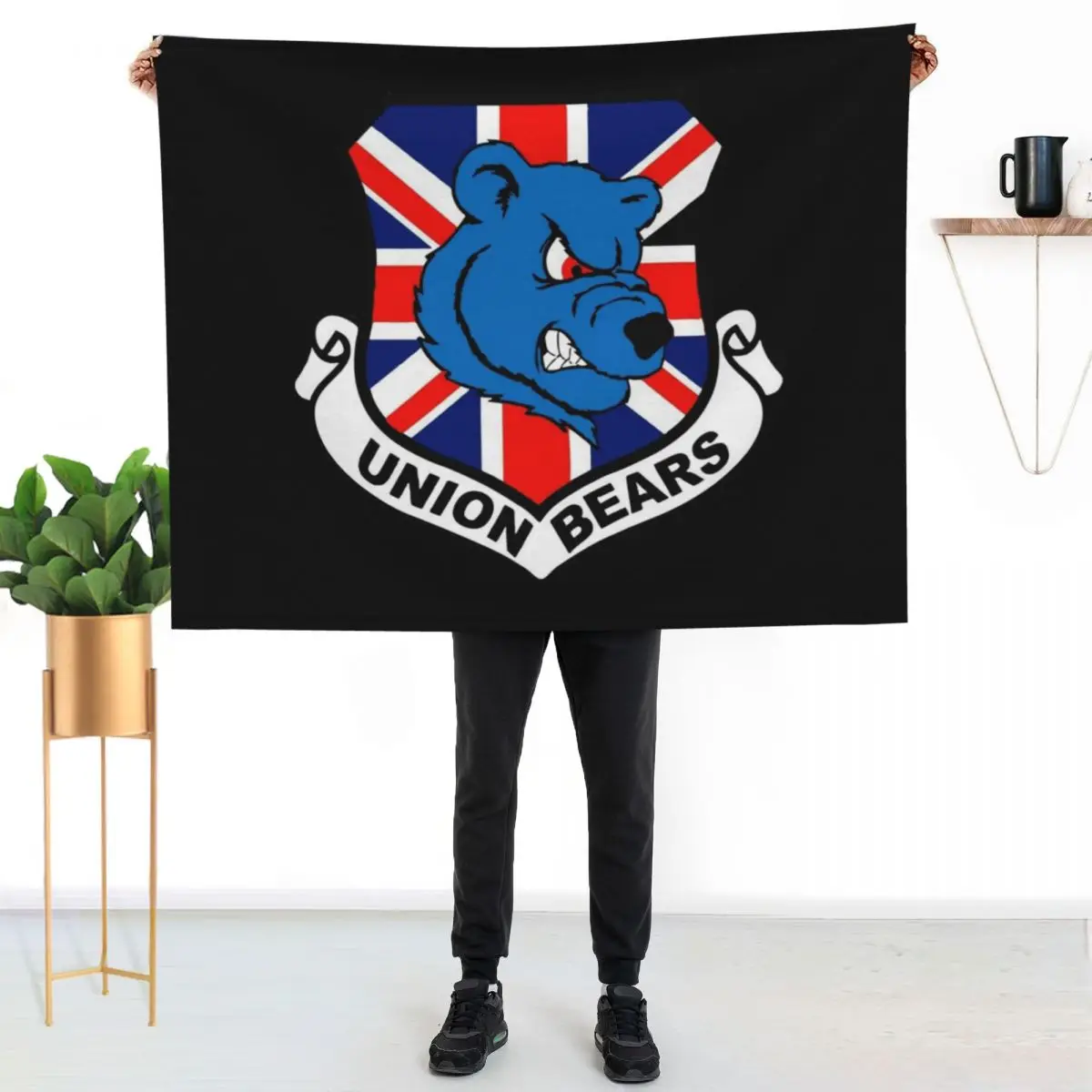 union bears Throw Blanket Extra Large Throw Plaid Custom Baby Thins Luxury Brand Blankets