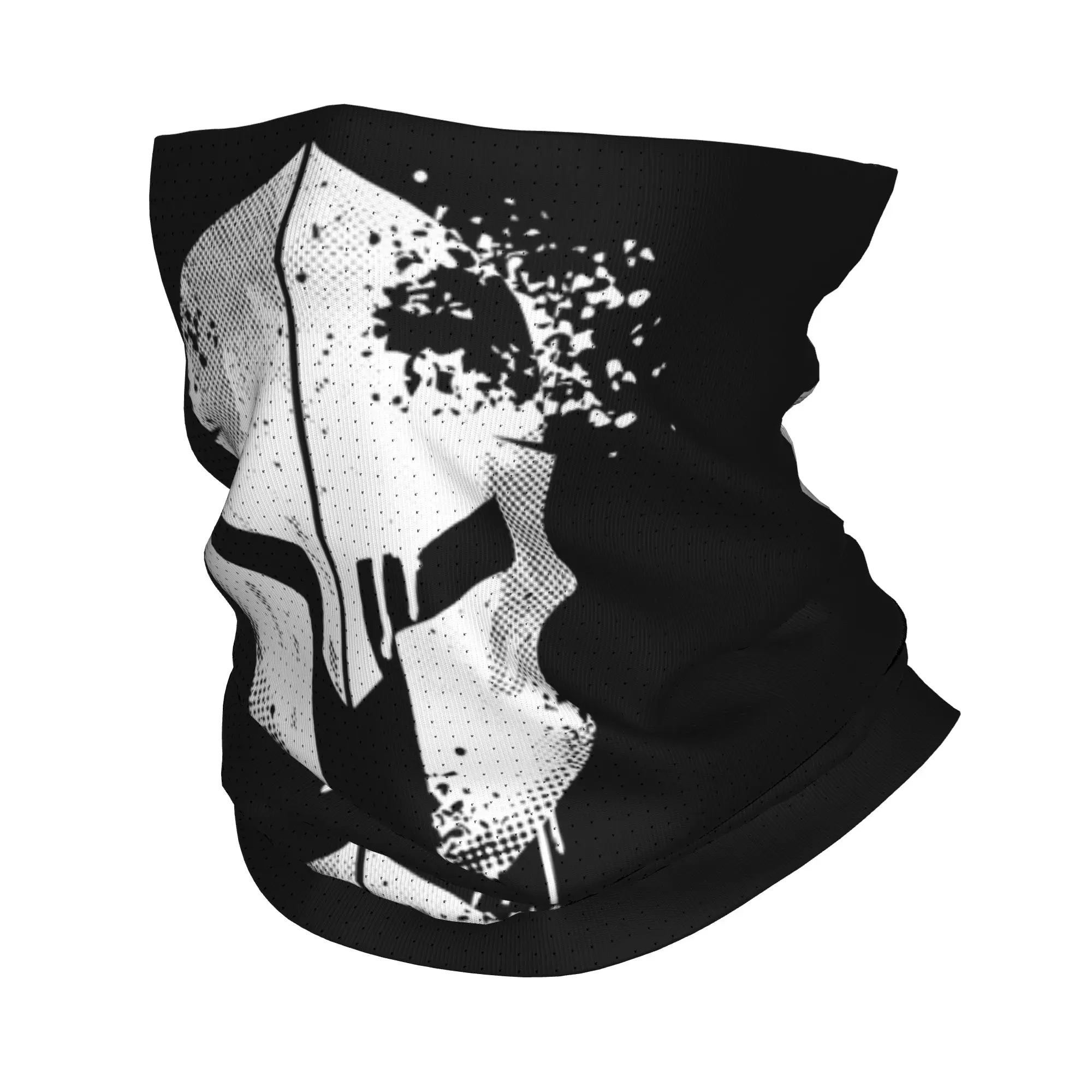 

Зимняя ветрозащитная бандана-шарф для женщин, в стиле спартанского шлема, для защиты лица и шеи, для походов, головной убор в стиле спартанского воина