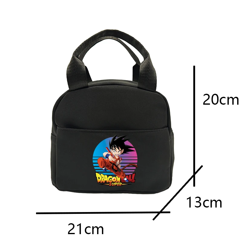 3Pcs/set Dragon Ball Backpack for Kids Boy Girl Student Teenage Bookbag with Insulated Lunch Bag Pencil Case Women men Rucksack