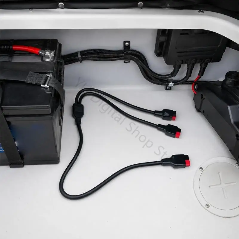 96BA Branch Wire Splitter Cable with 1 to 2 Layout for Charging Tasks