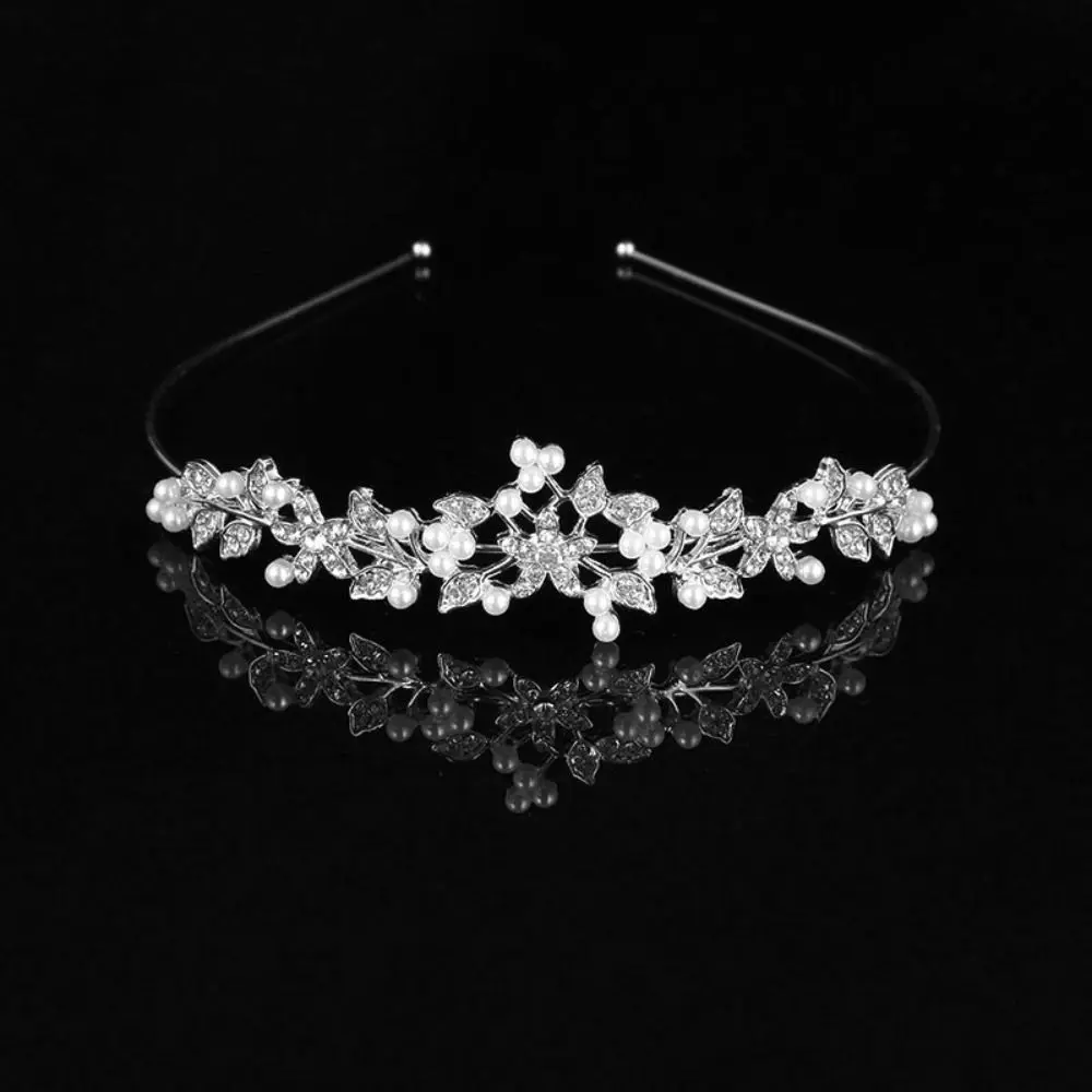 2 قطعة غطاء رأس العروس زهرة كريستال تيارا قرط كبس تألق حجر الراين الملكة تاج الذهب والفضة الأميرة عقال
