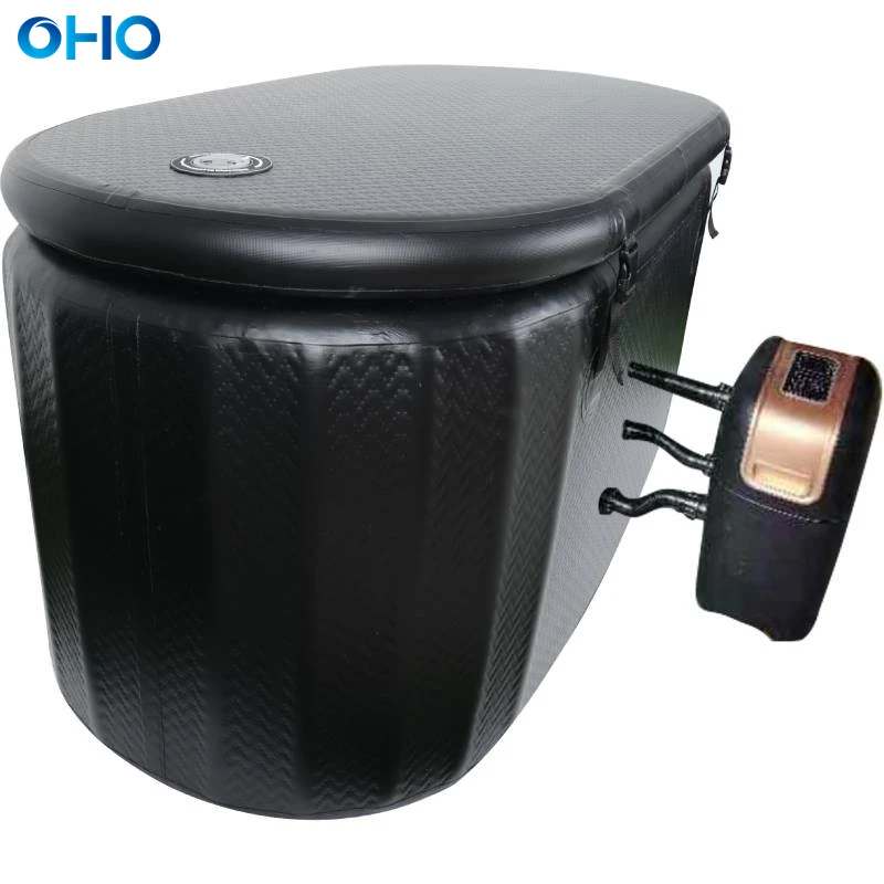 New‑Design Oval Inflatable Spa Hot Tub Equipped with Premium Heater for Home Backyard Outdoor Leisure Use