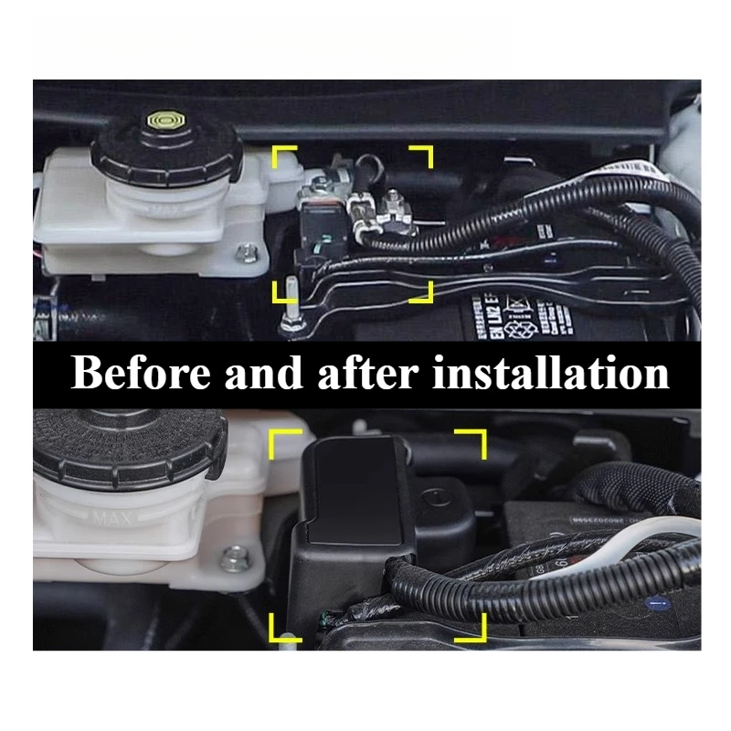 For Honda CR-V 2023-2025 Hybrid: Engine Bay Battery Cover - Flexible Silicone Terminal Protector w/Anti-Corrosion Seal​​ view 2
