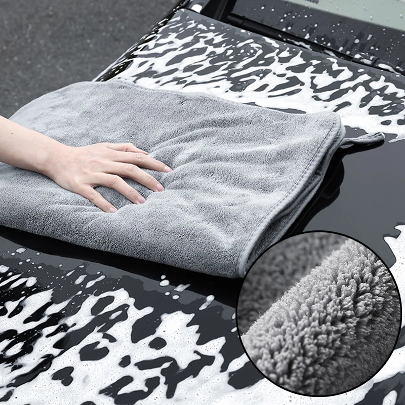 Premium Microfiber Cleaning Washing Towel Extra Thick Cleaning Cloths Professional Detailing Care Wash Double Layer Towel