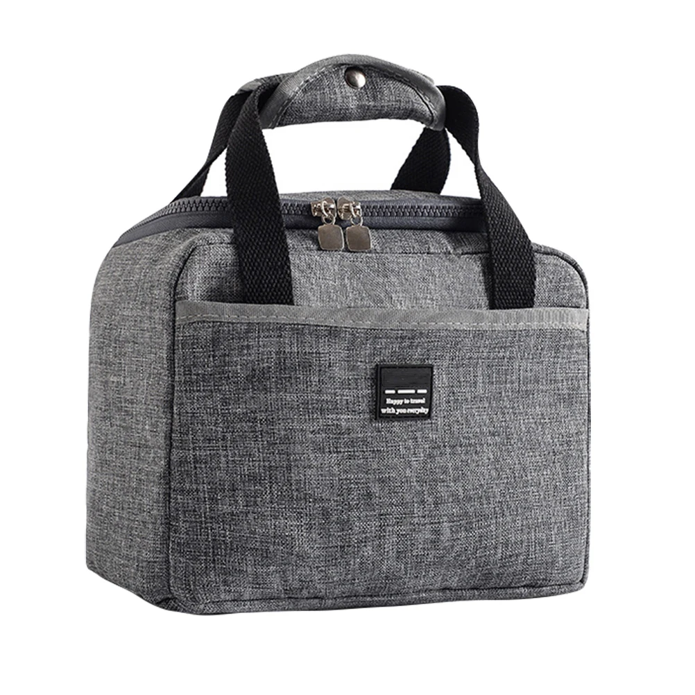 

Многоразовая сумка-тоут для обеда из ткани Оксфорд, водонепроницаемая изолированная сумка для обеда, сумка-тоут для ланча, сумка-холодильник для взрослых и детей (светка)