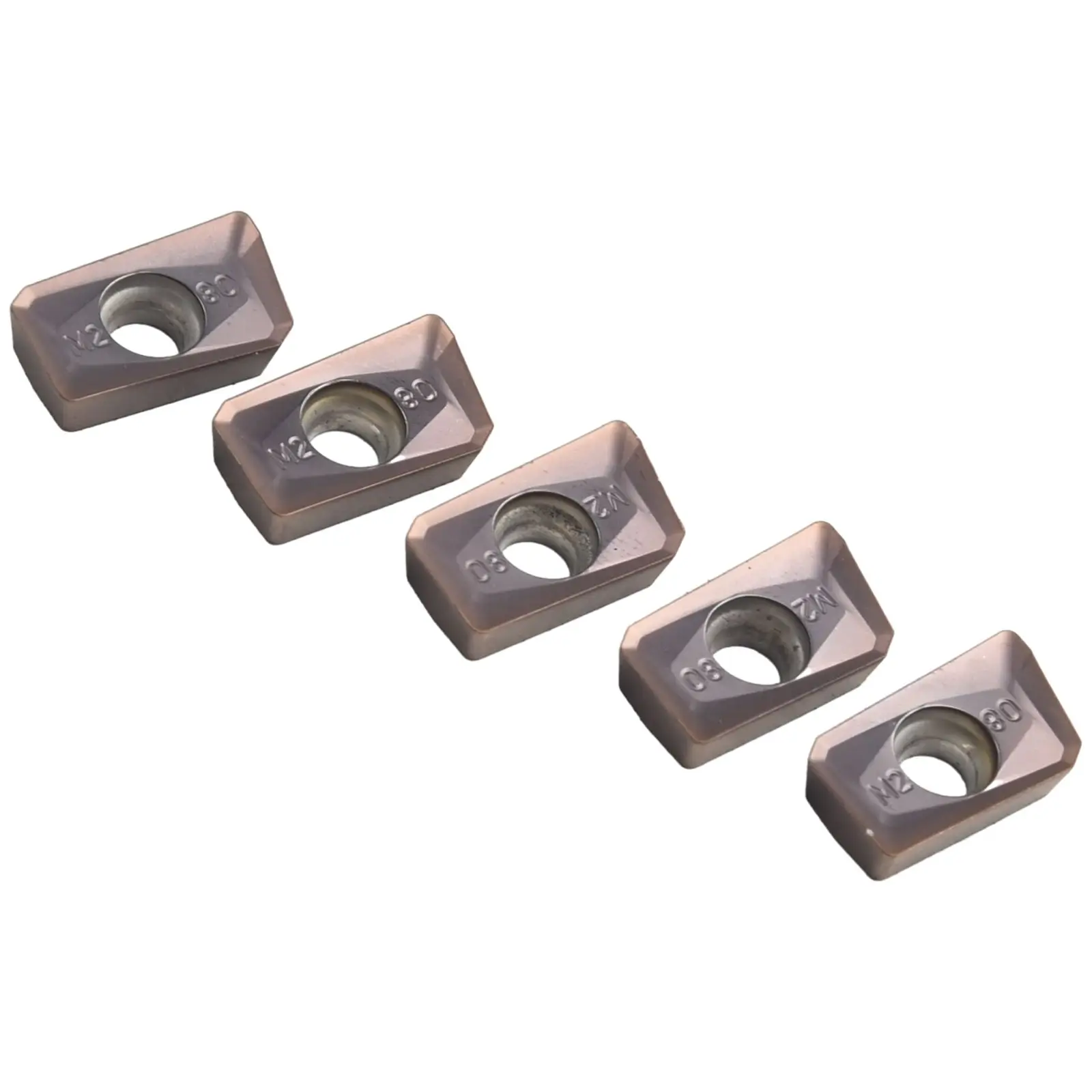 10pcs APMT1604PDER -M2 LF6018 Carbide Inserts Blades APKT1604 25R0.8 Indexable Blades For Metalworking Turning Tool Accessories