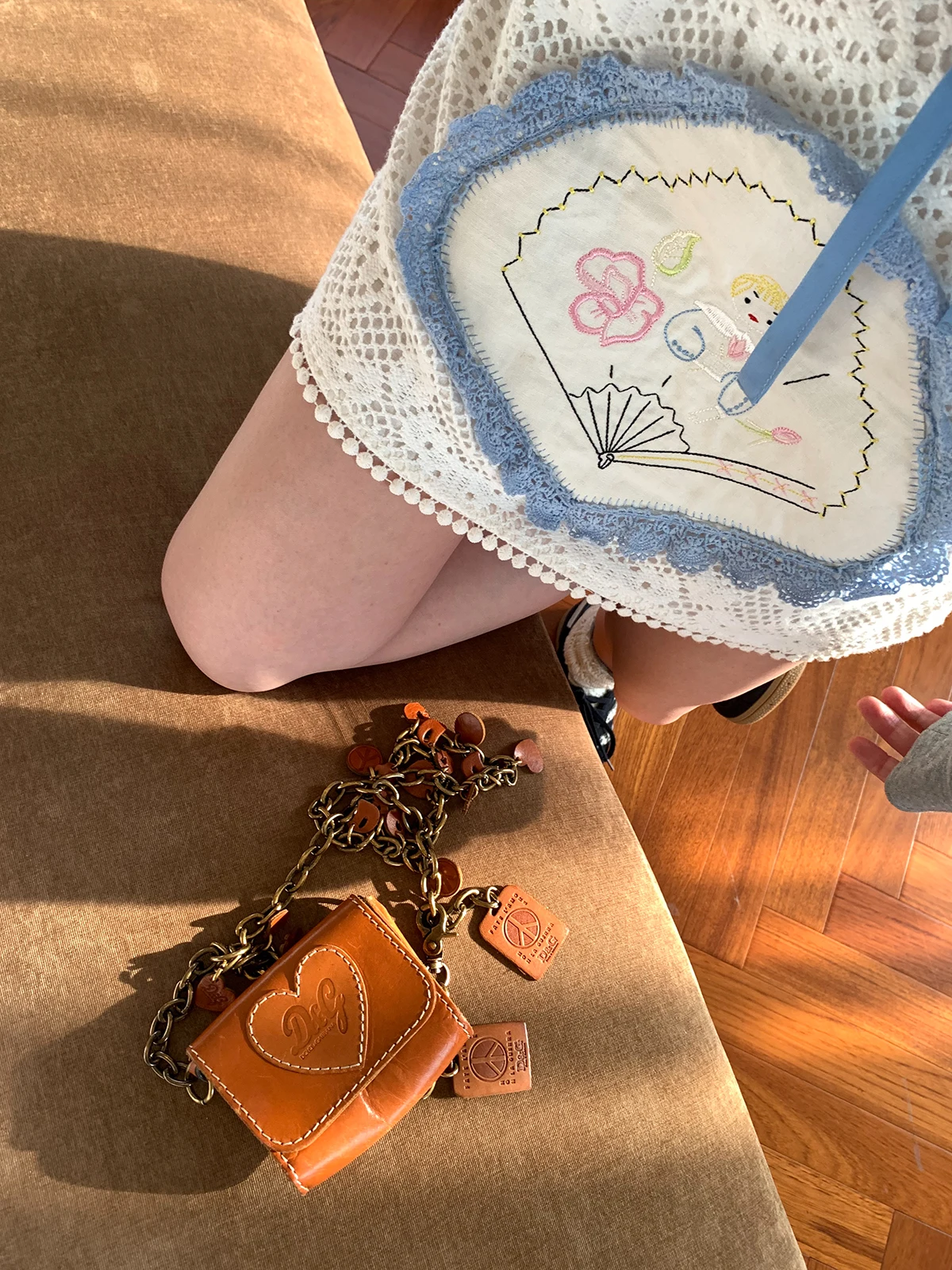 

Летняя юбка Summerdodo Heavyweight Garden Dream с вышивкой в стиле пэчворк, 3D цветочным узором на поясе, А-силуэт, женская, для повседневной носки, полиэстер