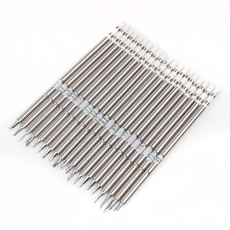 1pc T12 Series Soldering Iron Tips T12K KF KL KR KU J02 JL02 JS02D52 D4 I Welding Head For FX-9501 HAKKO912 FM-2027 2028 Handle