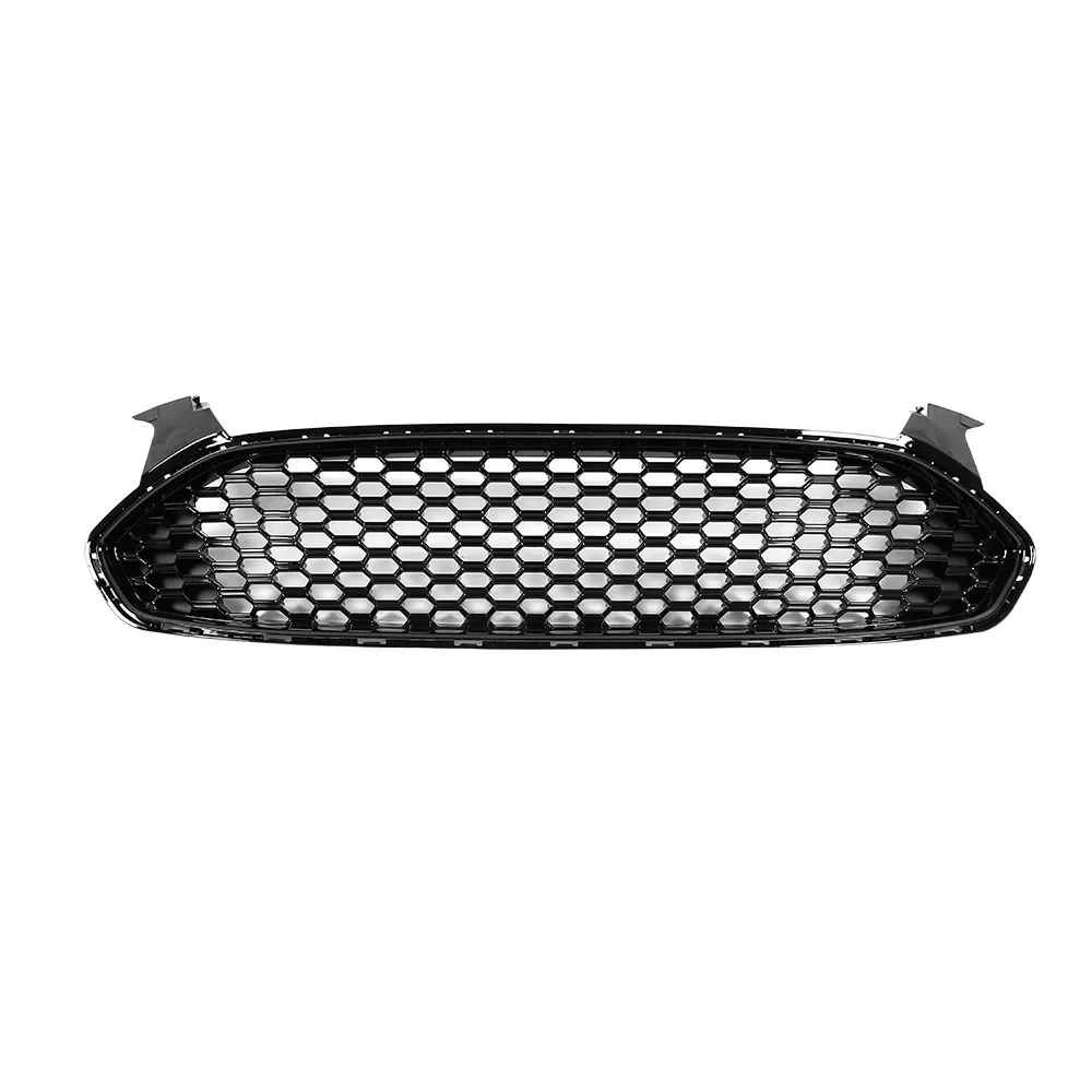 Gloss Black Mesh Honeycomb Front Grill Grille Car grille For 2013-2016 Ford Fusion