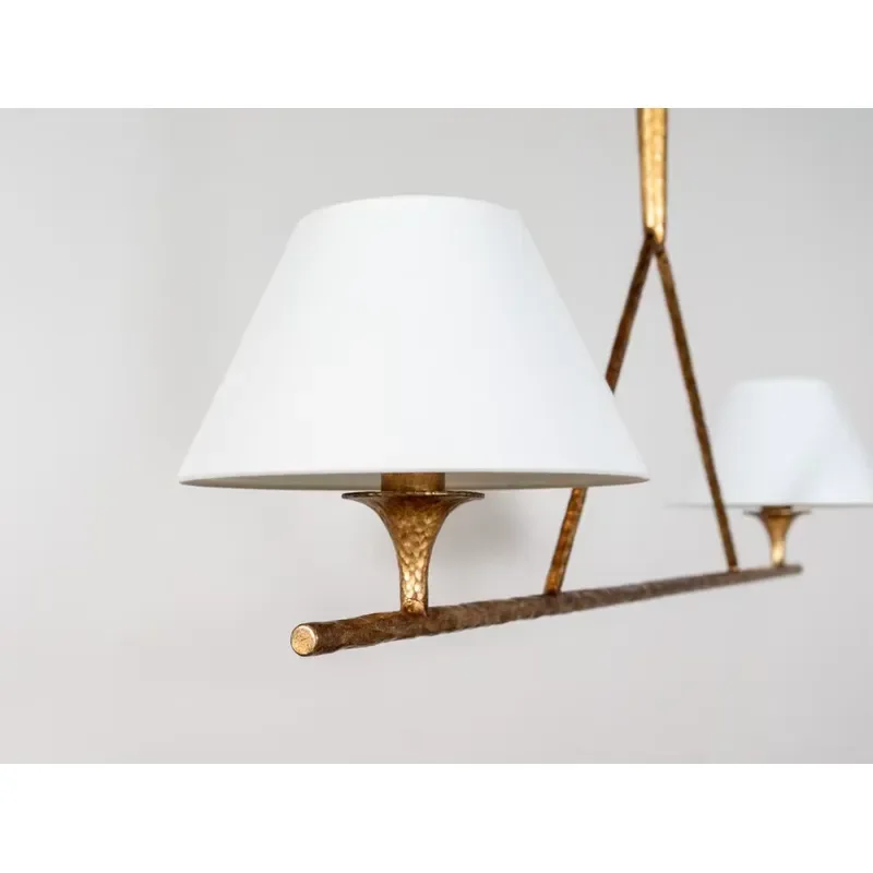 Custom Metal Hanging Lamp Dining Light Living Room Lighting Fixture Hotel Pendant Light Vintage Chandelier
