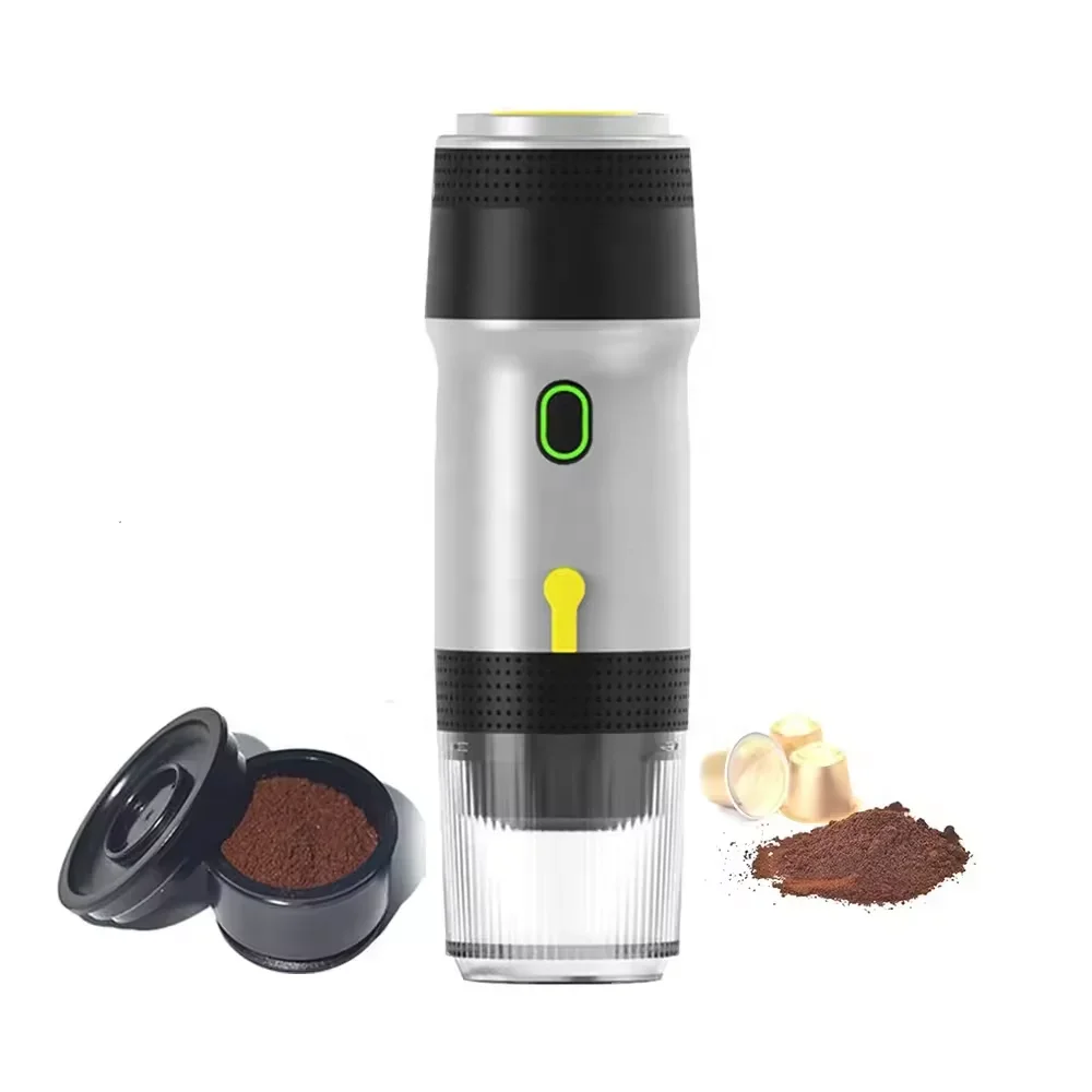 2024 New portable Espresso Maker applied with big capsule small capsule and coffee powder travel coffee maker