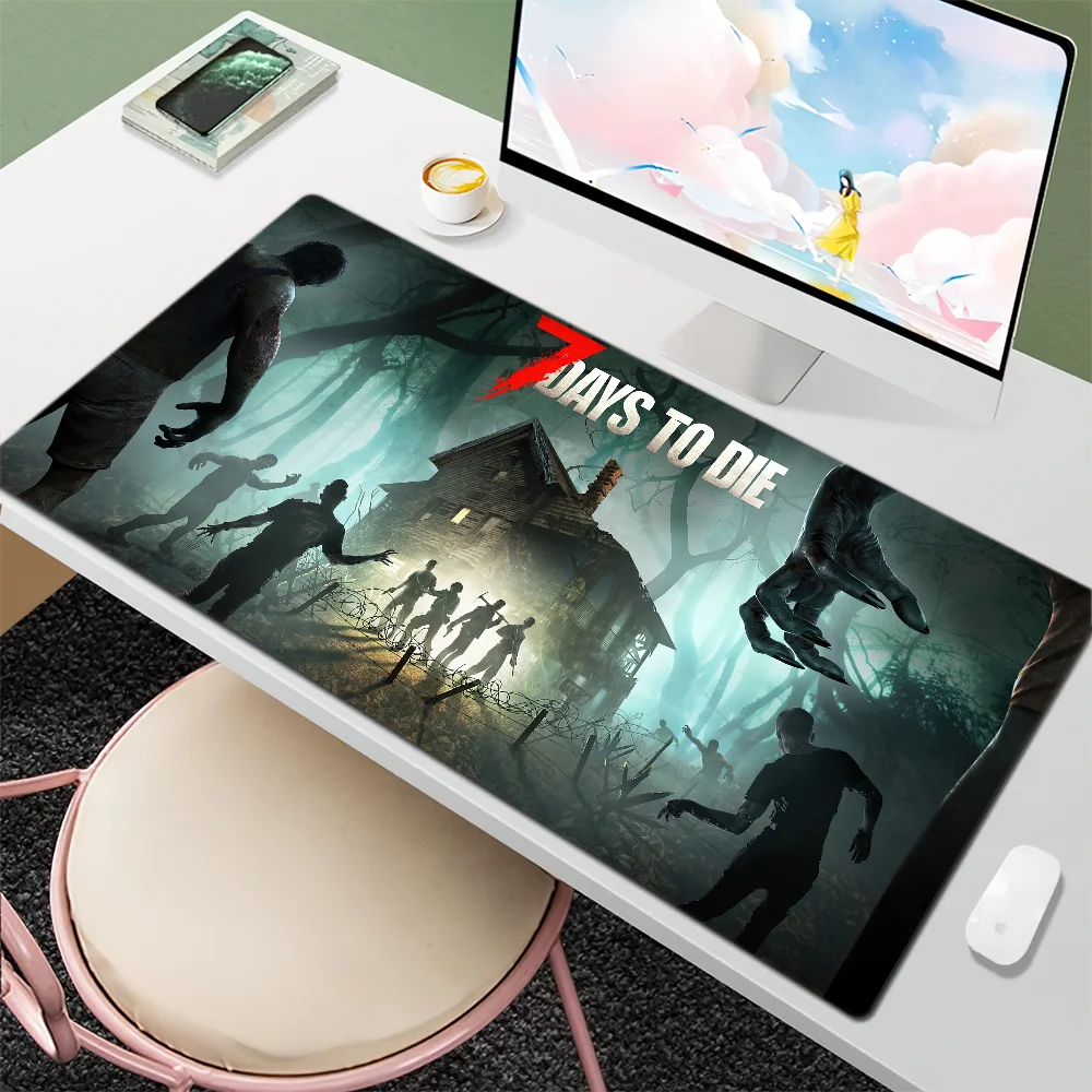 7 Days to Die Mouse Pad Desk Mat Large Non-slip Anti-fray Keyboard Ergonomic Office Rubber PC Home Custom - view 5