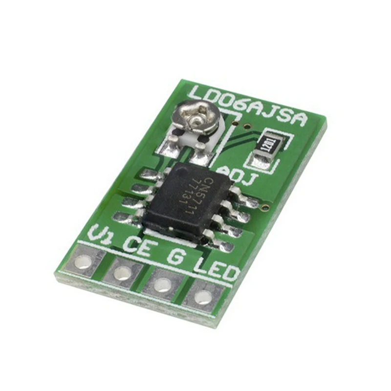 Controlador LED de corriente constante ajustable, 5 piezas, 30-1500MA, CC 3,3 V, 3,7 V, 4,2 V, 5V, PWM, placa de Control, módulo de potencia Buck