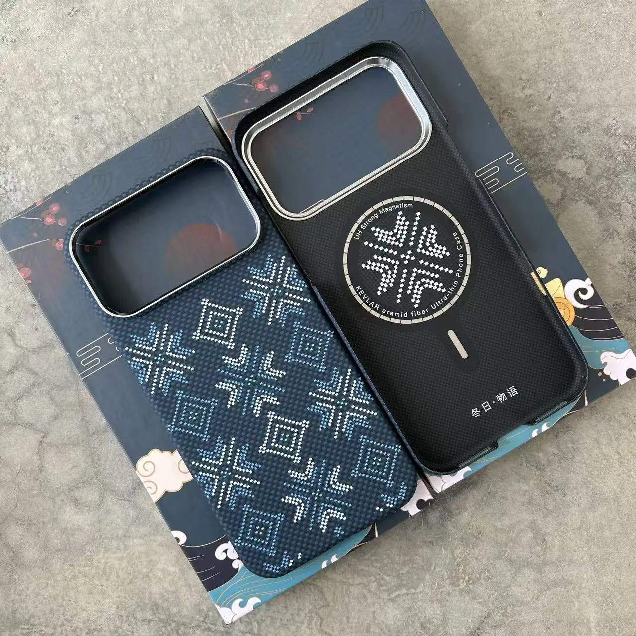 

Carbon Fibre Case for IPhone 17 Pro Max Kevlar Wireless Charging Back Cover Case for 17 PRO MAX/17 PRO Slim light magnetic Case