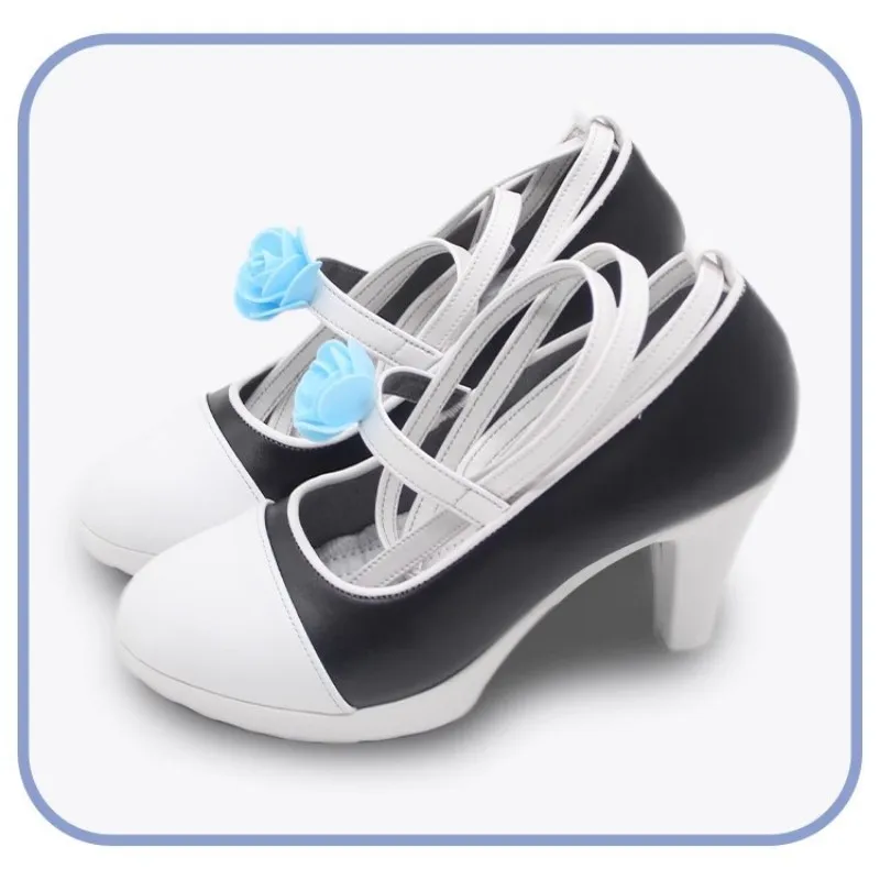 アニメ綾波レイコスプレ靴コミコンコスプレイヤーハイヒール合成皮革製EVA00レイ綾波の靴