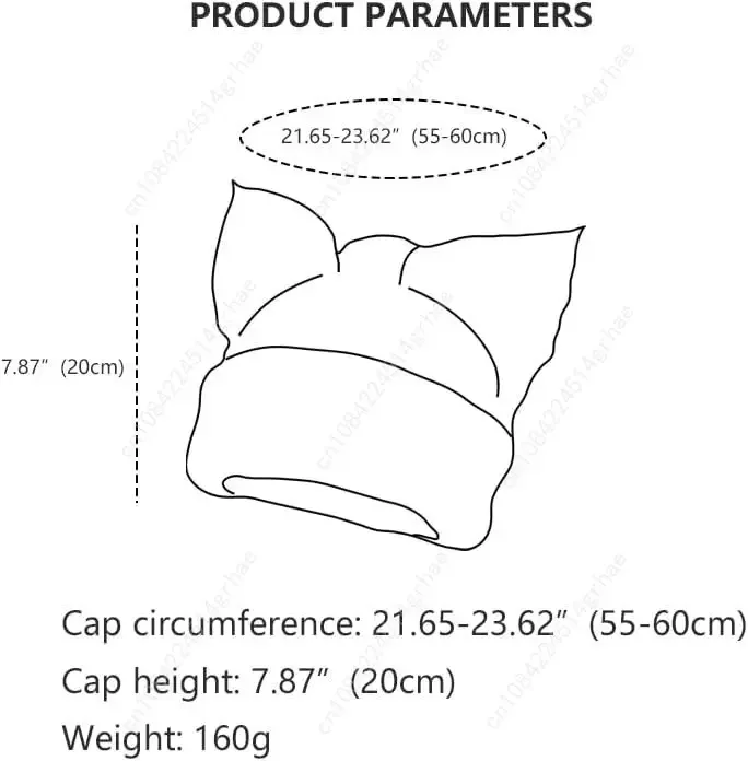 قبعة أذن القطة، قبعة صغيرة لطيفة، قبعة صوف متماسكة، قبعة كروشيه دافئة
