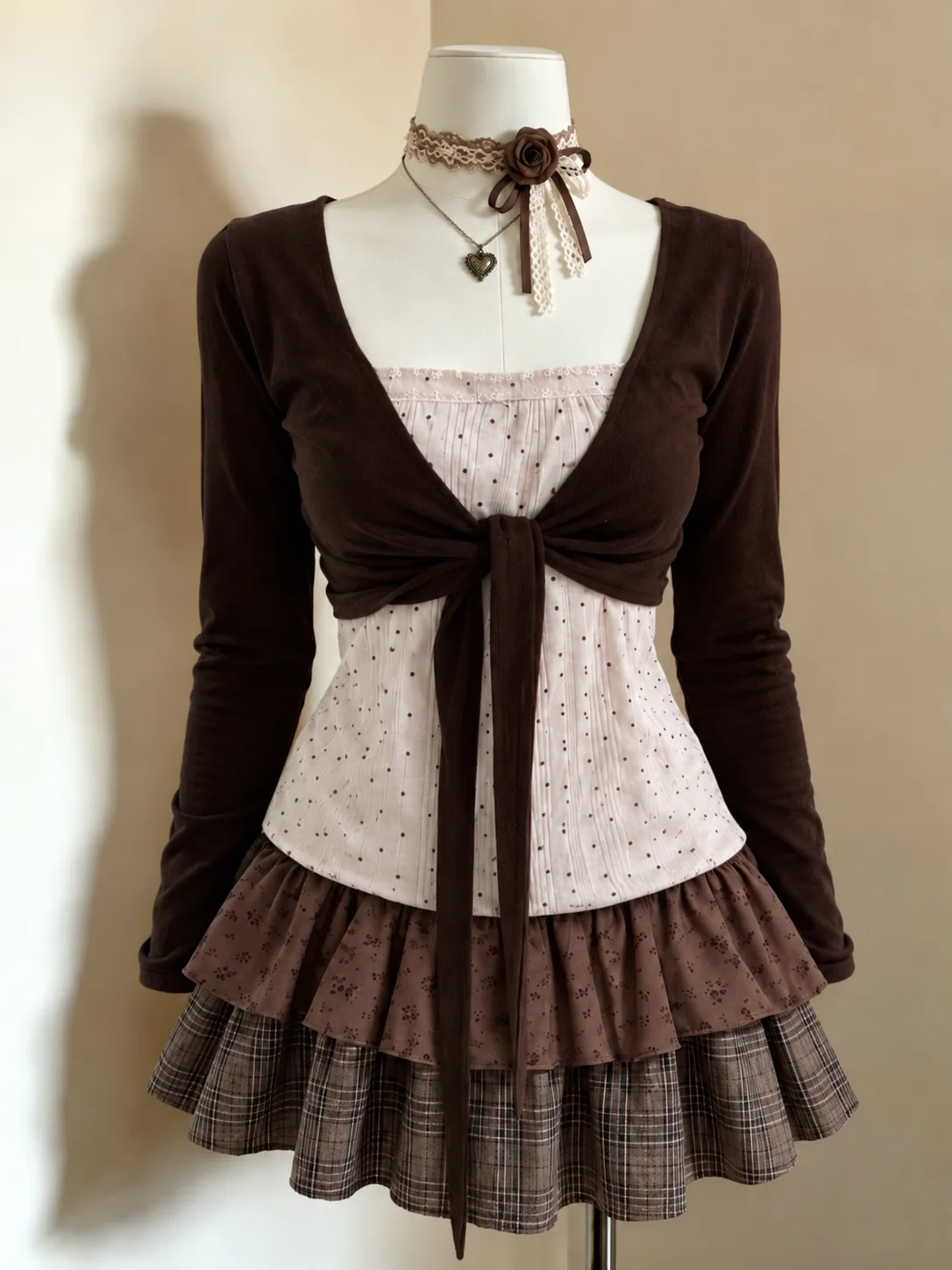 Korean Fashion 2 Piece Skirt S - огляд і ціна Vintage Fashion Retro Outfit