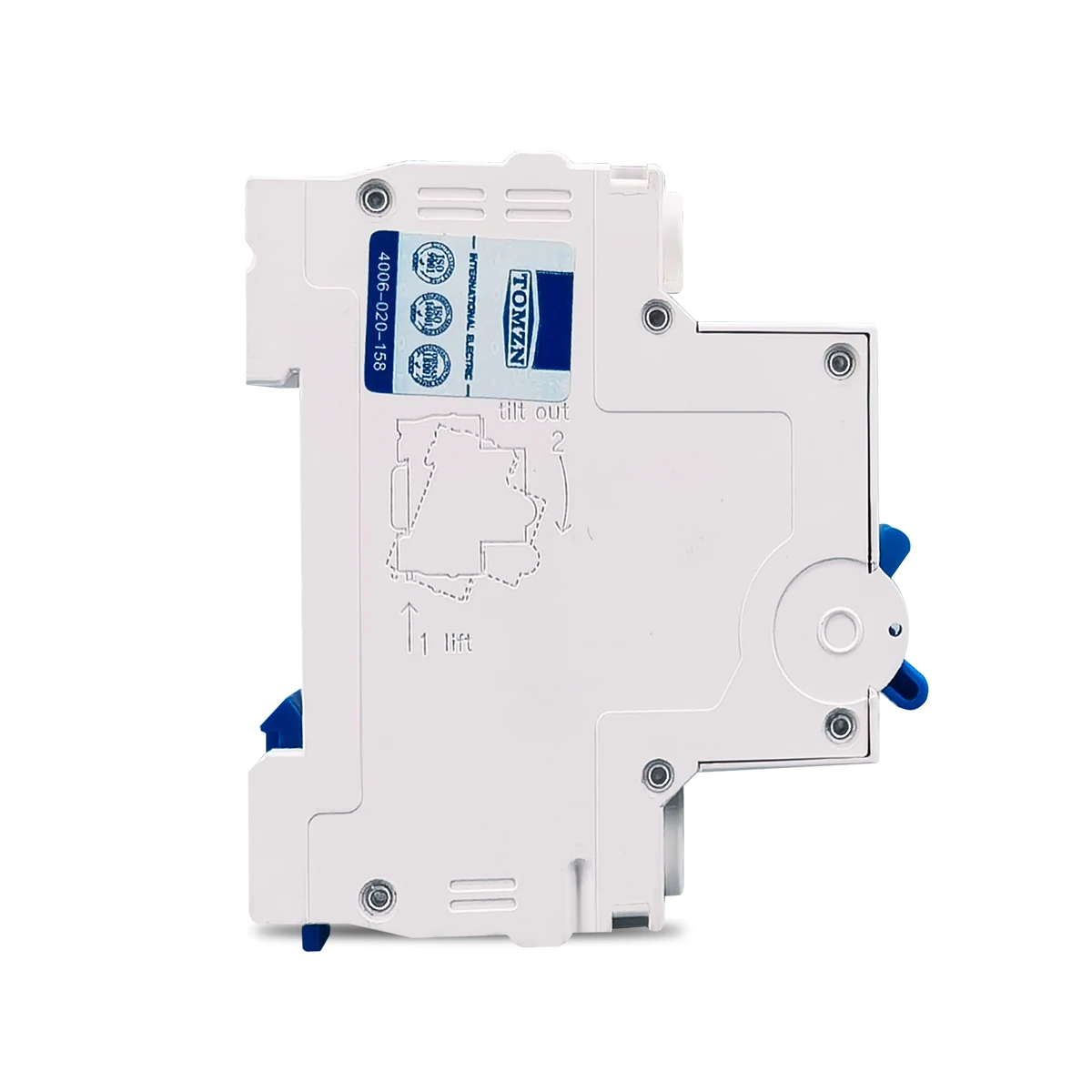 TOMZN TOB1-63H 1P+1P 2P+2P 230V AC 1-63A MTS Dual Power Manual Transfer Switch Circuit breaker MCB 50/60Hz Changeover Interlock