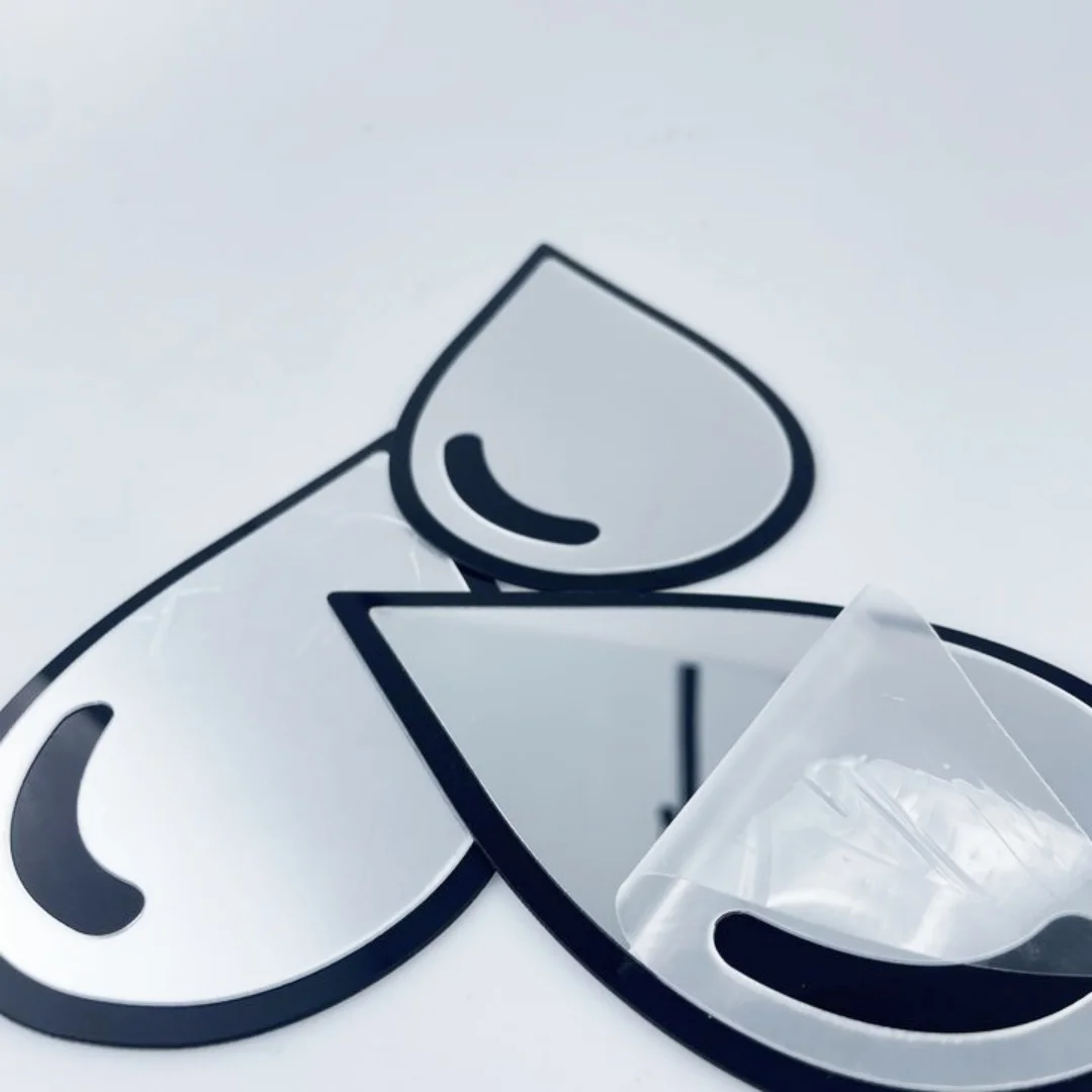 Drop Acrylic Mirror Wall Stickers 3